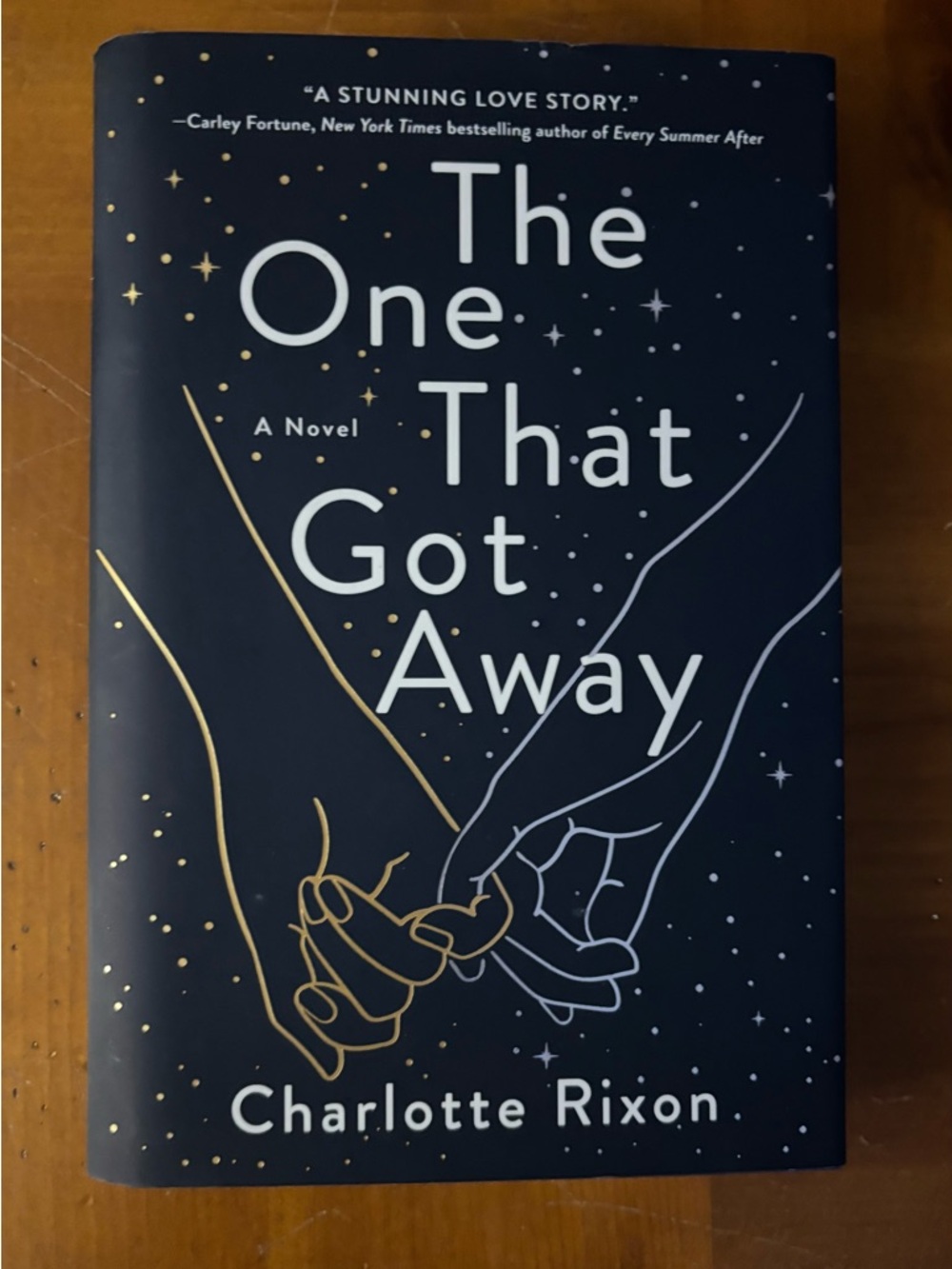 The One That Got Away by Charlotte Rixon - Navy & Gold Hardcover